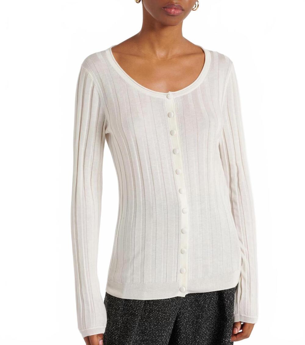 NEW PROENZA SCHOULER hattie cardigan in ivory